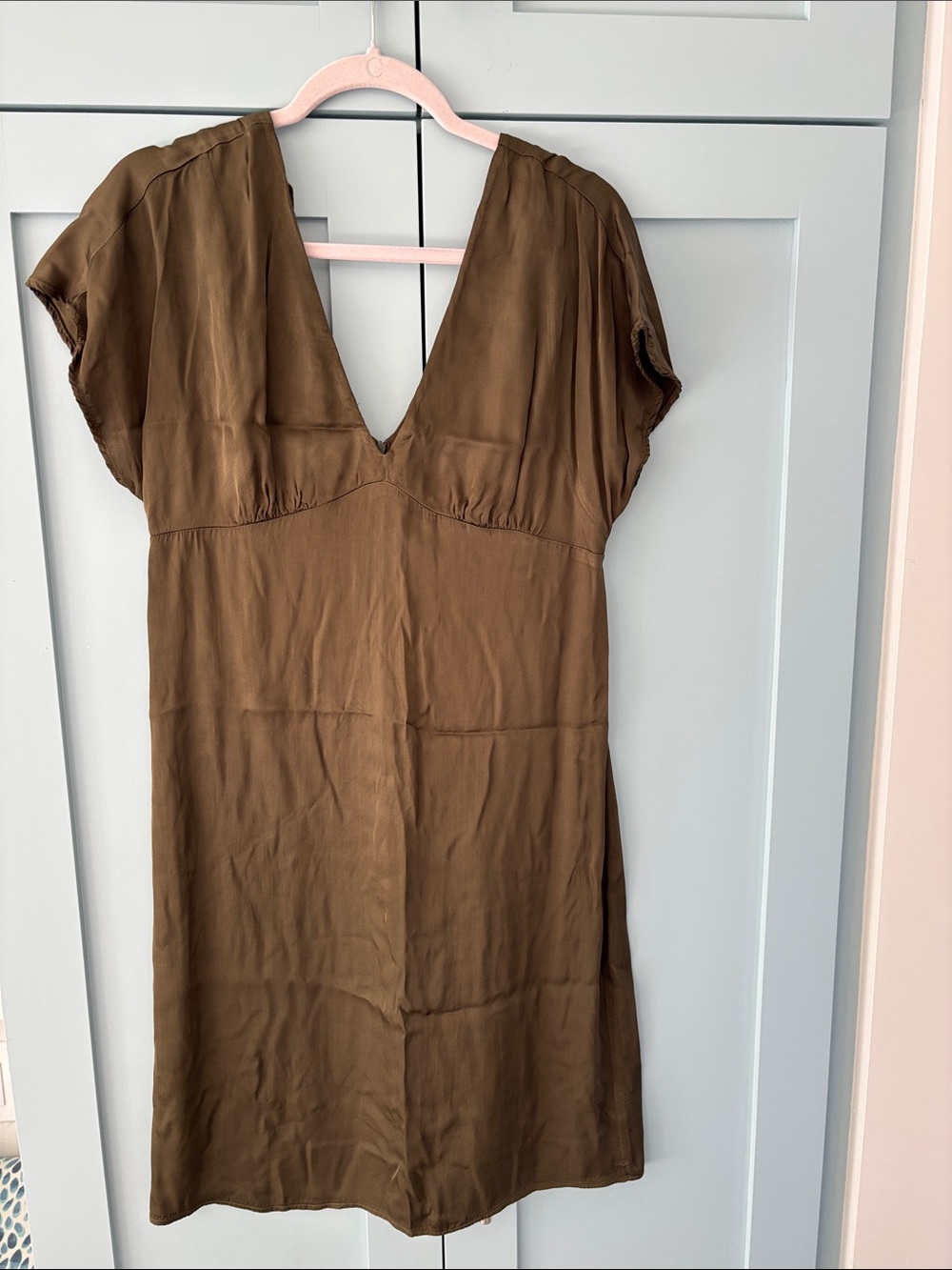 Velvet by Graham & Spencer Tan Slip Dress